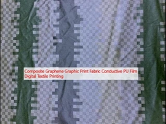 कम्पोजिट ग्राफीन ग्राफिक प्रिंट कपड़े प्रवाहकीय पीयू फिल्म डिजिटल वस्त्र मुद्रण